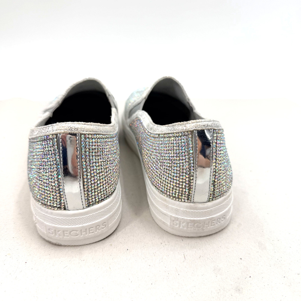 Sketchers Double Up Blinders Rhinestone Platform Slip On Sneaker Womens 8.5 - Picture 4 of 8